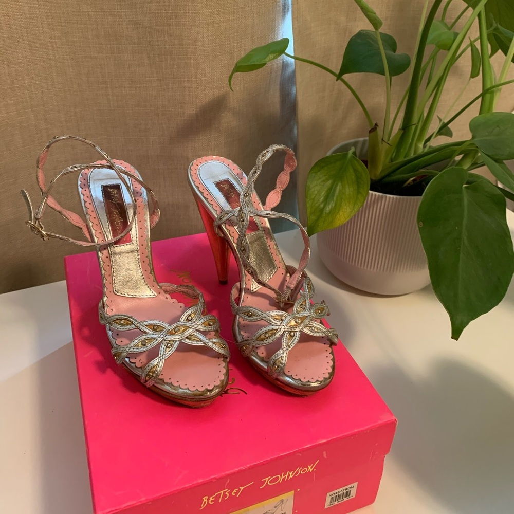 Betsy Johnson Rhinestone Heels